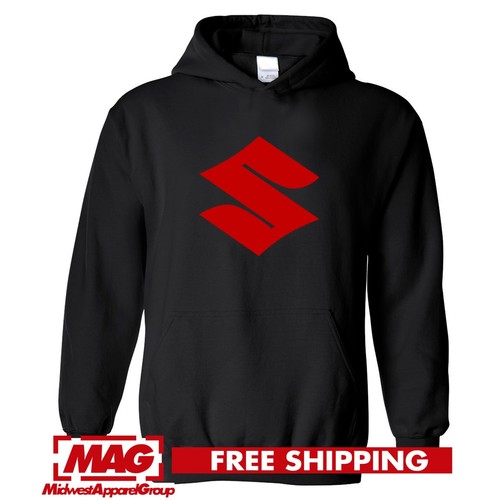 Suzuki black hoodie sport - s,