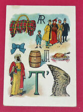 CHROMO 1900-1910 GRANDE IMAGE ECOLE BON-POINT REBUS JEU