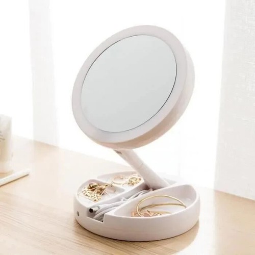 Miroir maquillage led double - maquillage,
