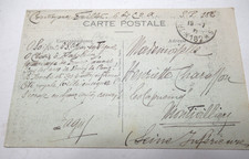 FAILLET DIT FAGUS Autographe Signé 1917 POETE SYMBOLISTE CRITIQUE à CHARASSON