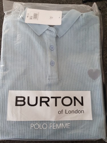 Polo bleu ciel - bleu, xxl
