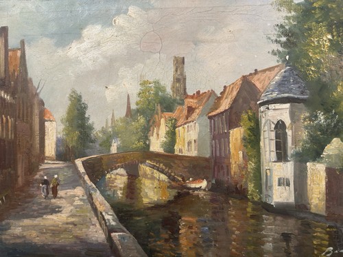 Ancienne huile sur - , toile
