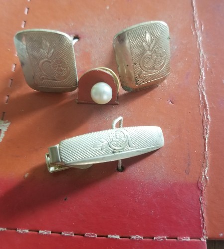 Vintage lot cufflinks tie - lot, of