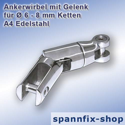 Inox émerillon ancre a4 - inox,