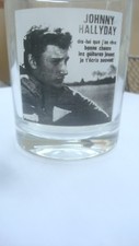 JOHNNY HALLYDAY RARE VERRE A