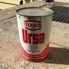 Texaco Ursa ED Motor Oil Can