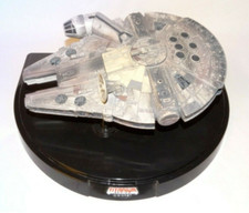 figurine star wars diecast faucon millenium falcon titanium large 8" / 21cm....