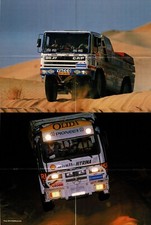 POSTER CAMION DAKAR 10éme DAF