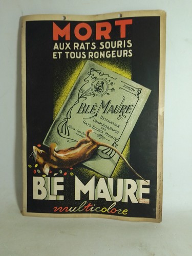 Ancienne affiche publicitaire - affiche,