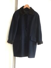 manteau femme drap de laine, bleu marine, Weill