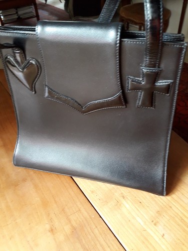 Sac iconique noir cuir et - sac,
