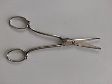 Christofle, Paire De Ciseaux à Raisins En Métal Argenté