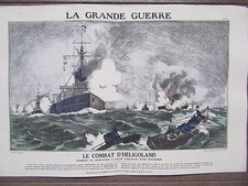 Gravure 1914 grande guerre - 1914, la