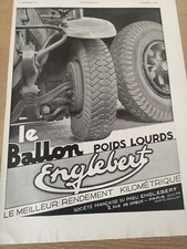 Publicité Ad de 1932 Pneu
