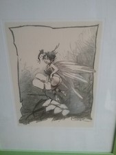 AFFICHE  LOISEL 44 x34 FEE  CLOCHETTE  PETER PAN 