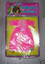 @ TENUE, VETEMENTS, HABITS POUR JOUET POUPEE LA BOUTIQUE DE MARTINE SOUS BLISTER