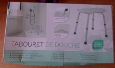 Tabouret de Douche en Plastique et Métal Neuf dans son Carton d'origine à Monter