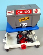 Playmobil Réf 4315 - Remorque Monte Bagage Aéroport pour Avion + Container