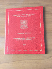 coffret BU Vatican 2024 neuf (9 pièces) avec la pièce de 5 euro Francecso Petrar