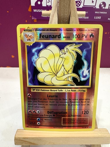 Carte pokemon feunard 108 - carte, 15/108