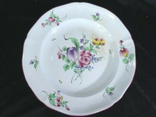 Grand Plat Rond K et G LUNEVILLE modele CHINA 19eme '' reverbere tulipe'' 