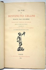 LIVRE ANCIEN VIE DE BENVENUTO