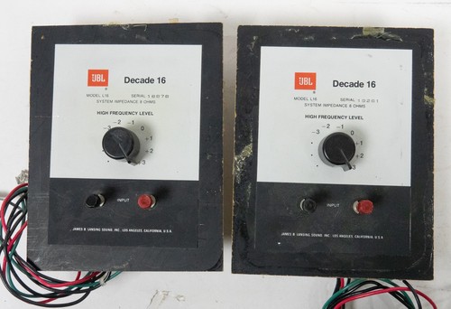 Pair jbl decade crossovers - pair,