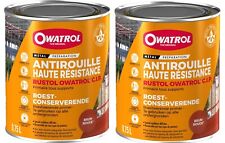 2 X 0.75 L PEINTURE SOUS COUCHE PRIMAIRE ANTIROUILLE HAUTE RESISTANCE RUSTOL CIP