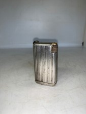 ANCIEN BRIQUET DE MARQUE FLAMINAIRE CRILLON GUERCIA PARIS EN METAL ARGENTE