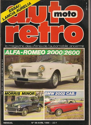 Auto retro alfa romeo 2000 - retro, 68