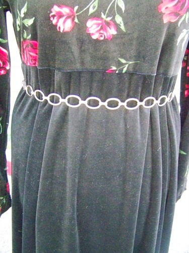 Oval circles chain belt - oval,