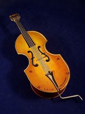 Ancien rarissime jouet tôle crécelle cri-cri Violoncelle Germany Distler ? 1920