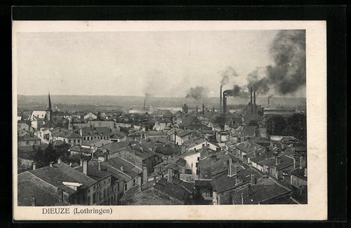 Cpa dieuze lothringen vue - cpa,