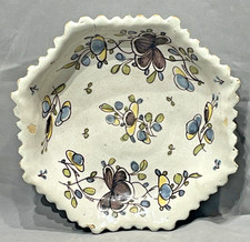 Samadet Bassin De l'Adour Drageoir Faïence Fin 18ème Branches Fleuries