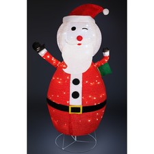 Figurine XXL LED Père Noël Père Noël 180CM 200 LEDs IP 44 intérieur et extérieur