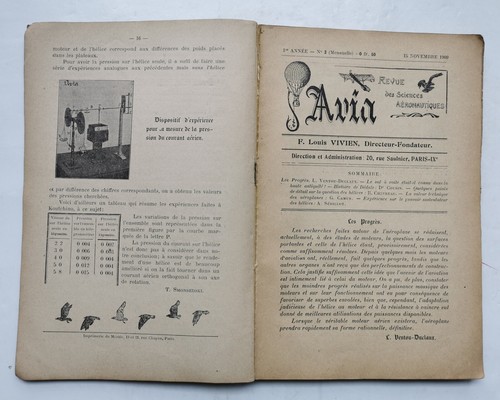 Avia revue des sciences - revue,