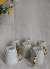 Tasses Haviland Limoges Torses liseré Doré