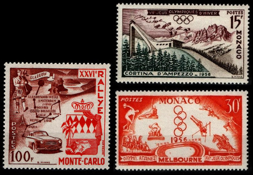 Monaco timbres 441 à - :,