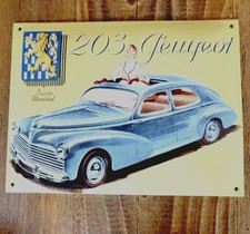 Plaque émaillée bombée 203