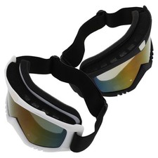  2 Pcs Lunette Moto Cross Lunettes De Motocross Soleil Riding Glasses