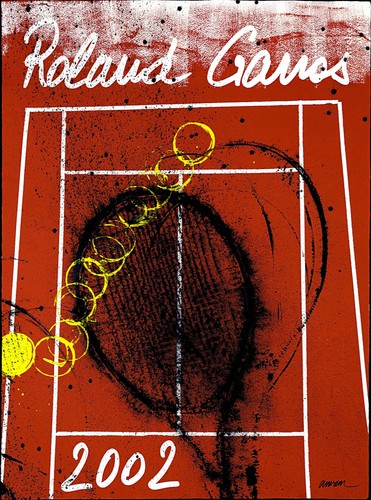 Affiche poster tennis - ,