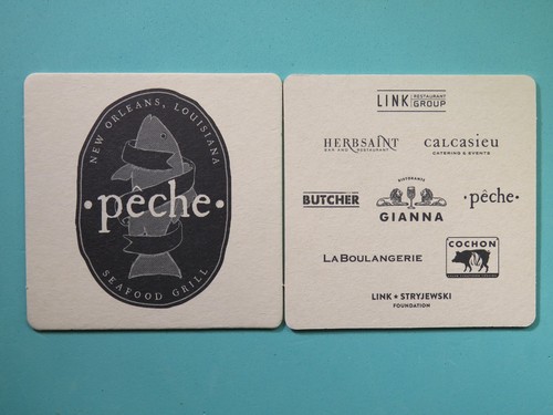 Beer coaster peche seafood - beer,