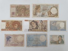 Lot 8 billets anciens