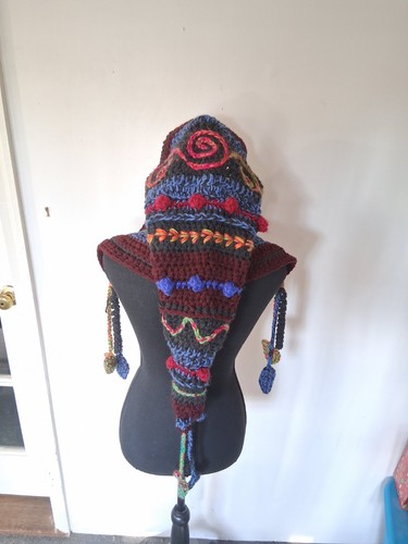 Crochet oversized hood - crochet,