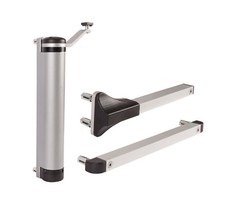 Locinox Ferme Porte Hydraulique Lion 180° Ferme Porte, Jusqu'à 75 Kg Et 1,1 M