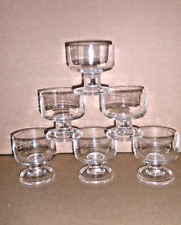 6 coupe a Champagne / dessert 17 cl modèle NEW LINE , cristal d'arques  / série