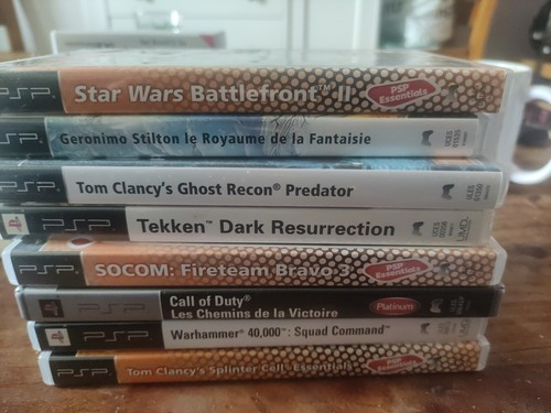 Lot jeux psp - 8,