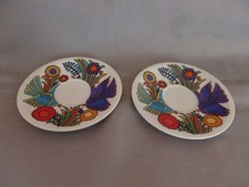 2 SOUCOUPES SOUS TASSES  15.5