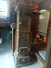 vieux poêle à bois fonte