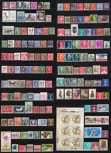 Lot timbres x150 divers - de,